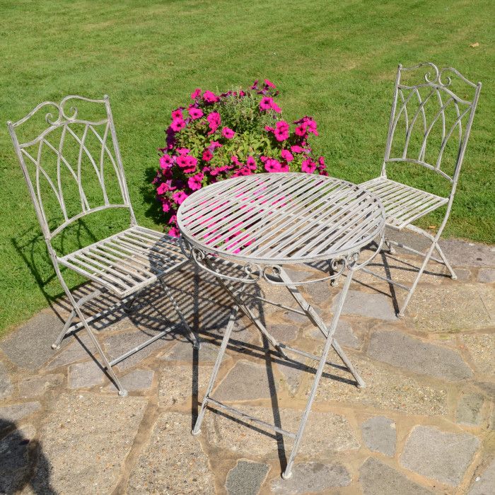 Metal discount bistro set