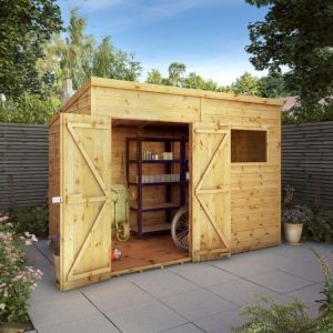 Mercia Premium Shiplap T&G Pent Shed Unit 8x4