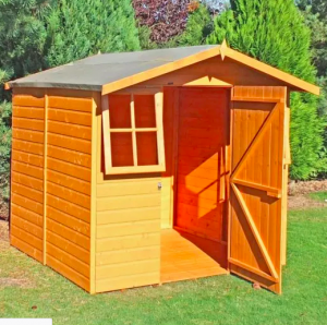 Casita Wooden Apex Shed 7x7 (does not come painted)