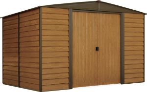 Woodvale Metal Apex 10x12 Shed (smaller model shown)
